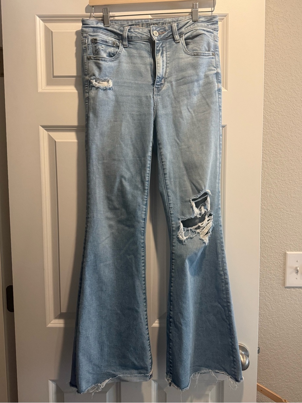 American Eagle Super High Rise Flare Jeans